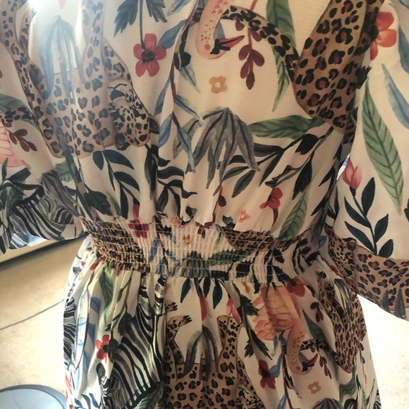 Safari Print Maxi Dress - Picture 2 of 3